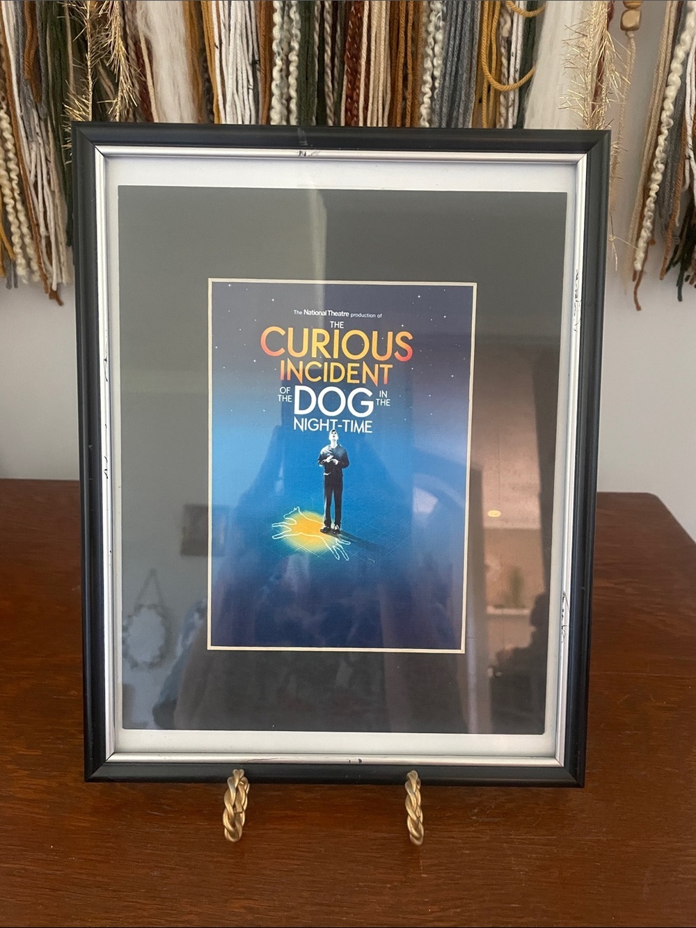 Black Framed 'The Curious Incident of the Dog in the Night-Time' Wall Art